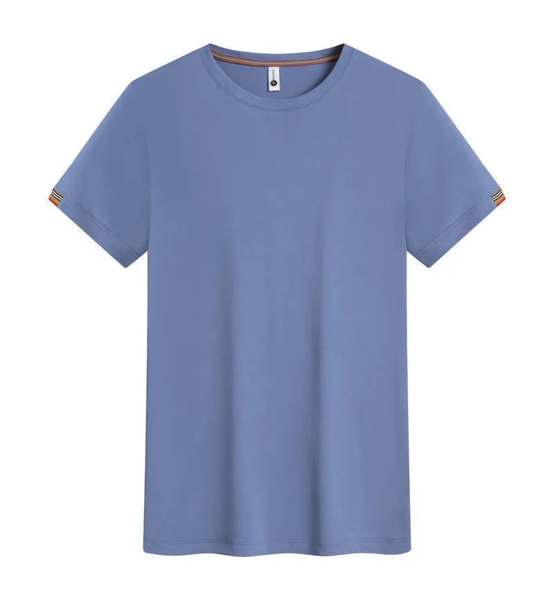 Round neck ice fibre pullover work top in Army Green colour on a hanger