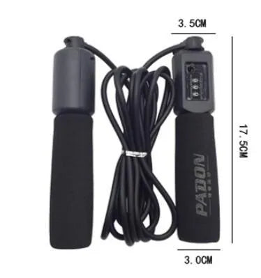 3 metre skipping rope with sponge handle grips in various colour options