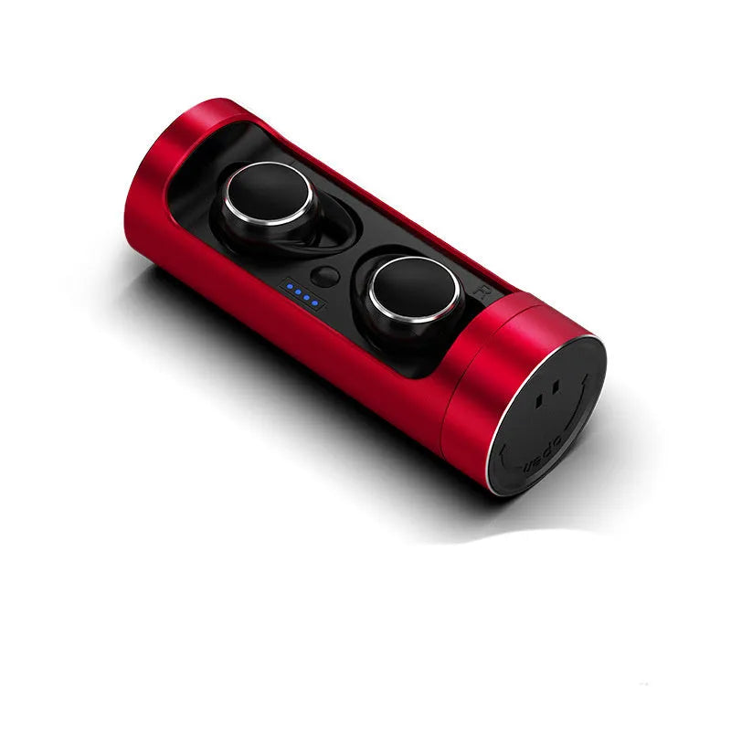 Infinite Bluetooth wireless headset shown in dark grey, red, and silver colour options.