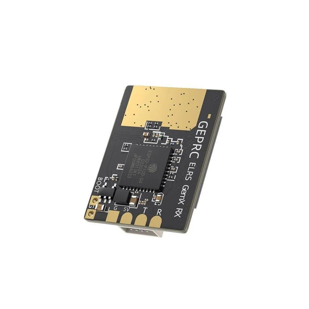 ELRS dual-frequency FPV receiver base station with two T-shaped antennas and installation accessories.