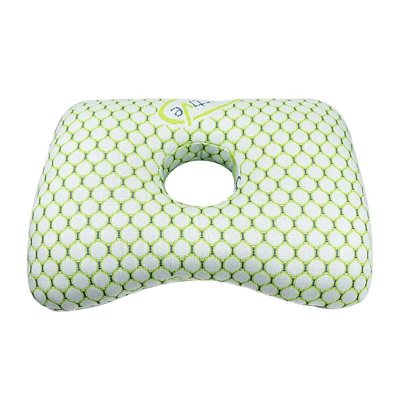 Beauty salon single hole ear pillow in new Chinese style, shown in a grey colour.