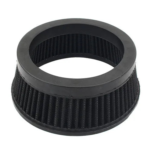 300mm diameter aluminium car air filter housing and cartridge in multiple colour options including electroplated red