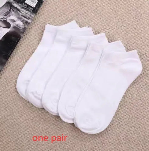 Degner unisex cotton polyester boat socks and tube socks in black white grey – 5 pairs pack