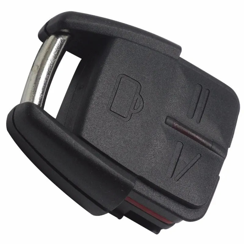 Opel three-button remote control shell in black plastic for car key fob