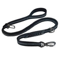 Retractable dog rope leash in blue, polyester hand-held lead, 2.5x135cm, for walking