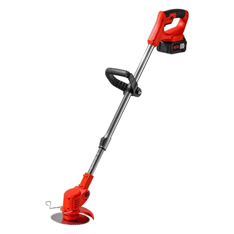 Portable weeding machine, 1300mm garden tool, 0.75kg, black blue or red bare metal finish
