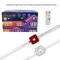 Planet design outdoor LED light string with intelligent graffiti control for eaves and courtyard decoration