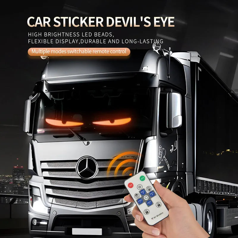 LED flexible car interior light strip, 12-24V, PC, Devil's Eye 1.2M-2M or one drag two 16.6x60-80CM
