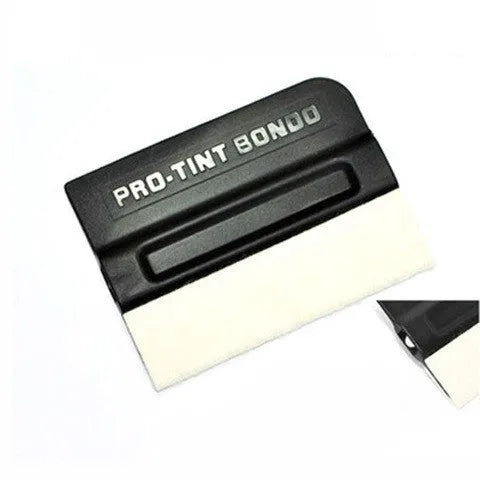 Car colour changing film tool scraper with ABS plastic handle and choice of four scraping surfaces