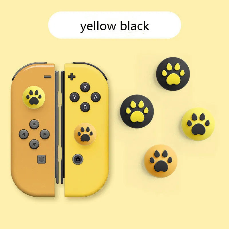 Silicone Joycon sleeve and textured Cat Claw grip caps for Nintendo Lite console in assorted colours.