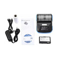 Thermal Bluetooth 80mm handheld wireless bill printer with charger and roll paper