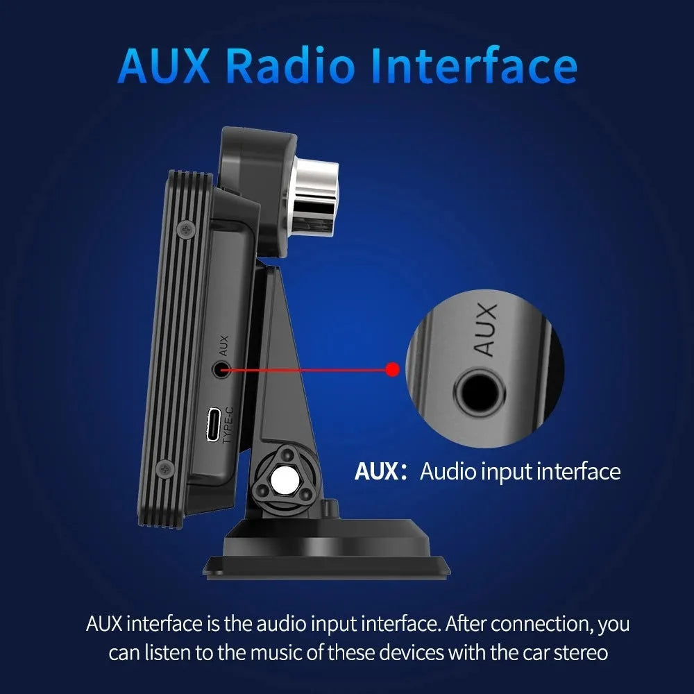 10.26-inch car DVR with front and rear cameras, 4K front recording and 170° wide angle