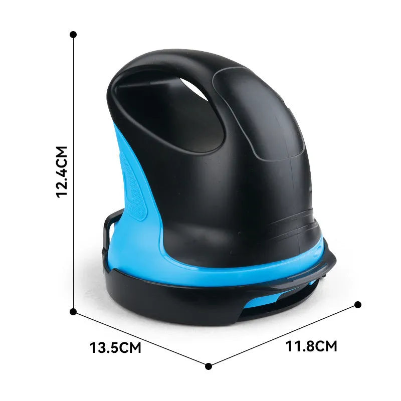 Plastic car ice scraper tool for winter snow removal with blue colour option
