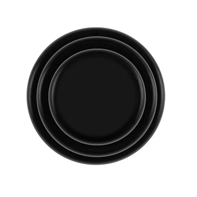 Black and luminous silicone car door shock absorber pads for anti-collision protection.