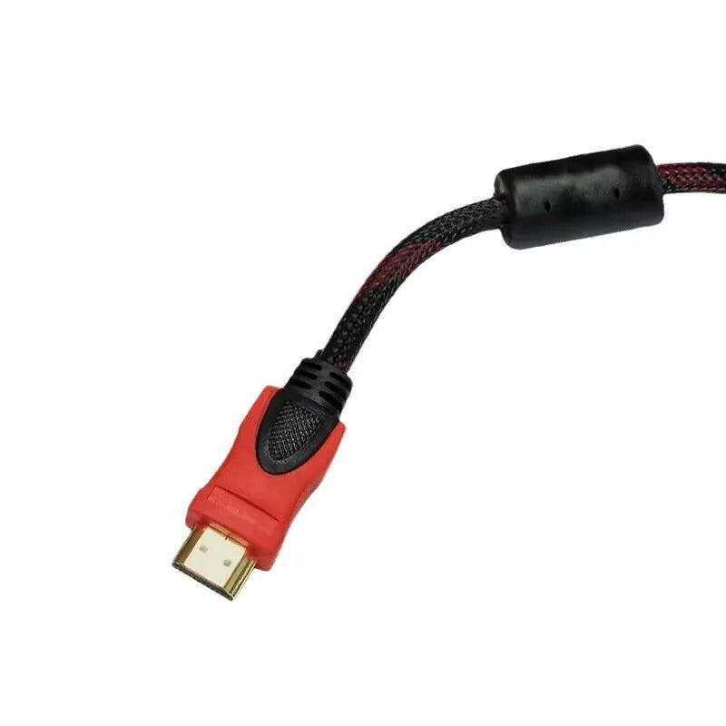 HDMI to AV15 M adapter cable with gold connectors and 1.5m black cable