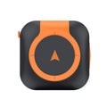 Pet GPS global locator with health monitoring, compact 40x15mm ABS PC device, Black Orange model