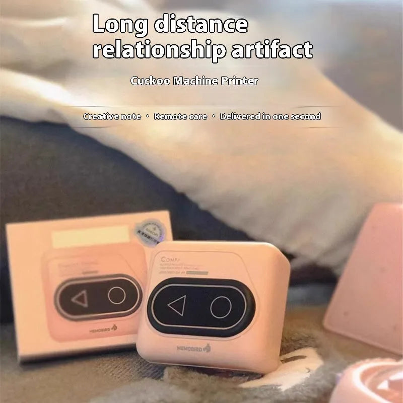 Portable avocado green Bluetooth thermal mini printer for mobile phone photo and text printing