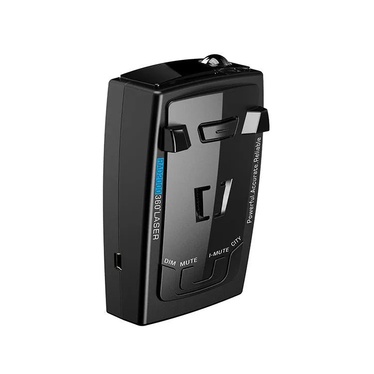 Compact vehicle laser velometer for mobile speed measurement with 300-1000m range