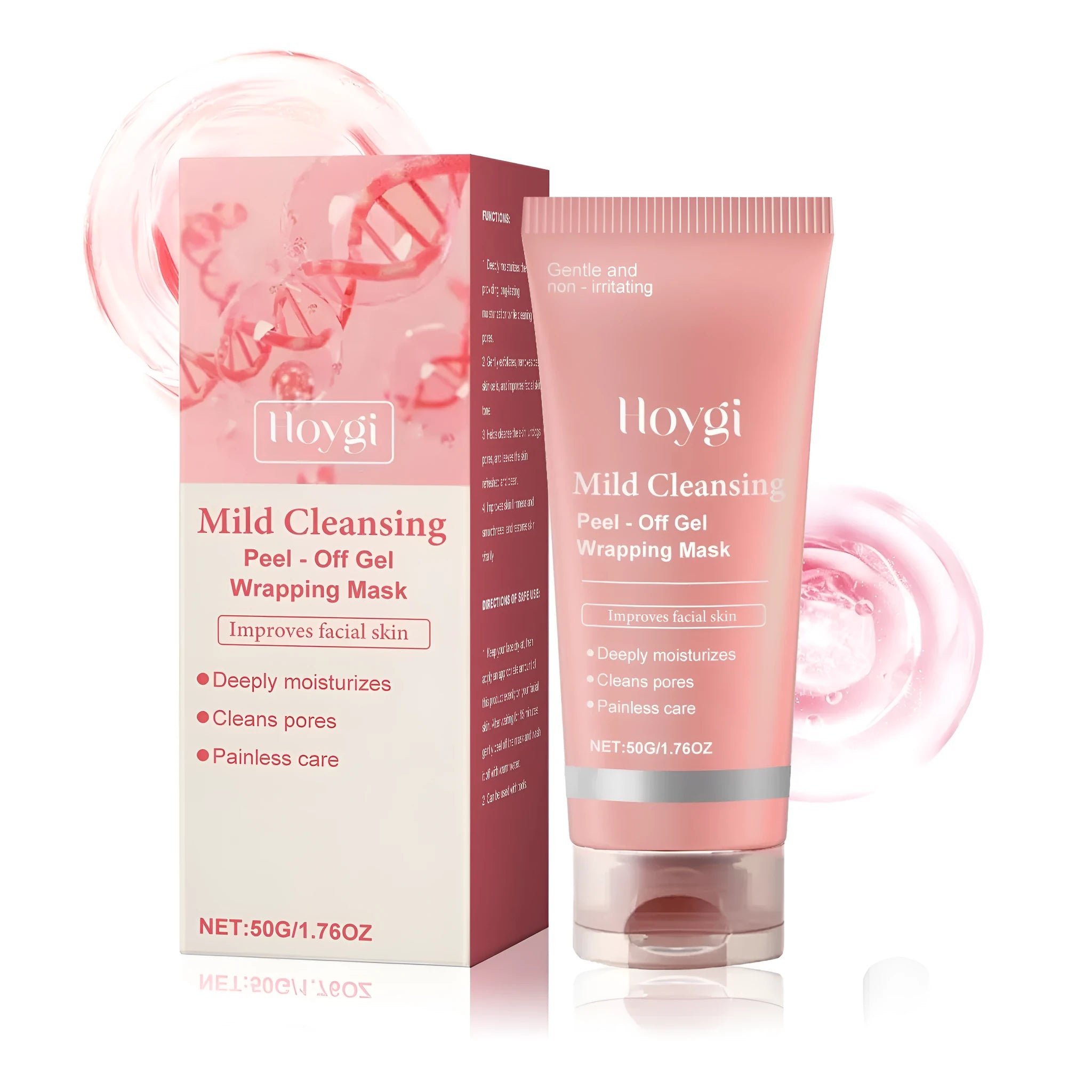 Moisturising nourishing tearing facial mask with collagen formula in single-use sheet format