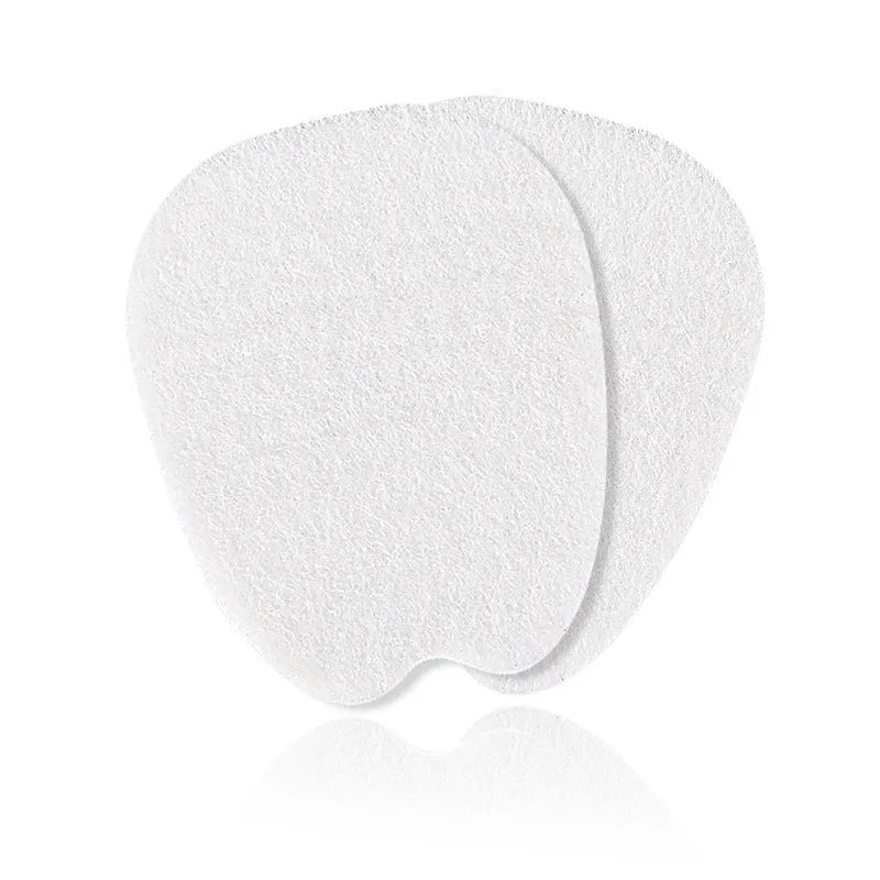 White thin felt anti-wear shoe tongue sticker for front palm protection.