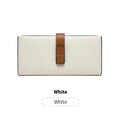 Large capacity women's PU leather handbag in black, yellow, khaki, pink, and white colour options