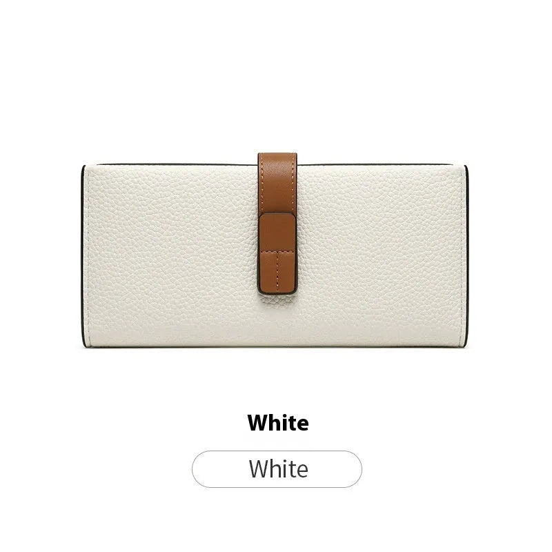 Large capacity women's PU leather handbag in black, yellow, khaki, pink, and white colour options