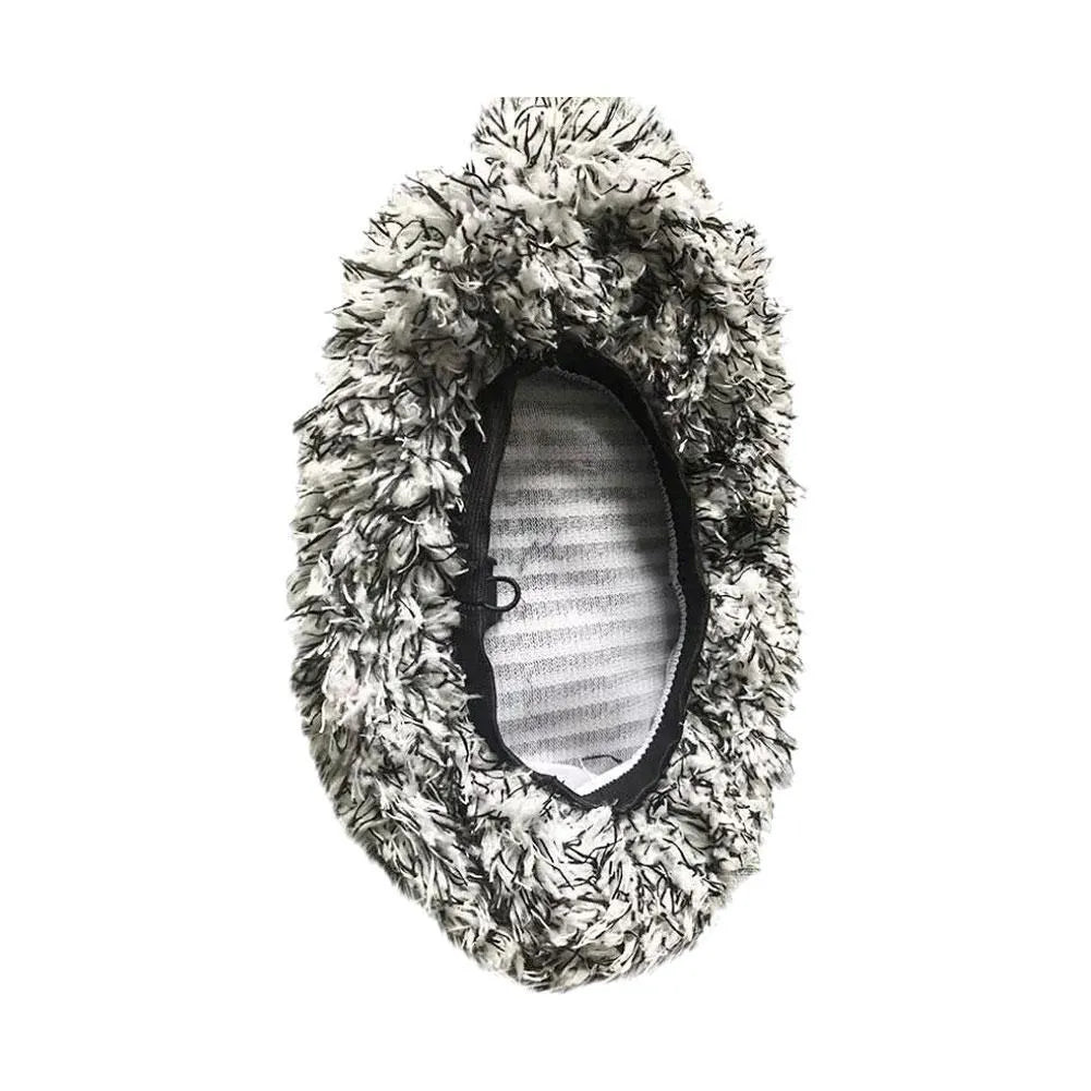 Replacement cloth cover for car long handle brush with flat mop design