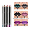 36-color waterproof non-smudge nude lip liner set with honey and beeswax ingredients