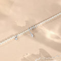 Women's sterling silver snake zodiac bracelet with geometric design in gold or white gold finish