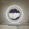 Quicksand table lamp with acrylic and metal body, LED light source, three colour dimming, available in six colours.