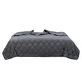 Gravity blanket weighted blanket light grey polyester velvet 152x203cm for dormitory or sofa use