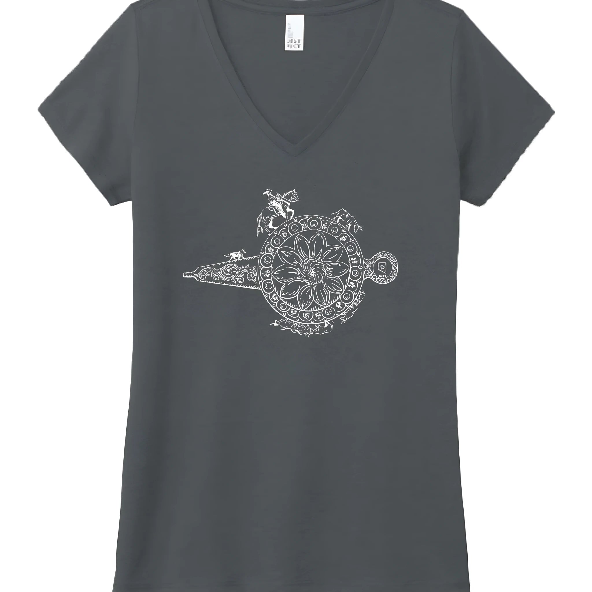 Summer loose short sleeves unisex polyester T-shirt in black and gray with round neck