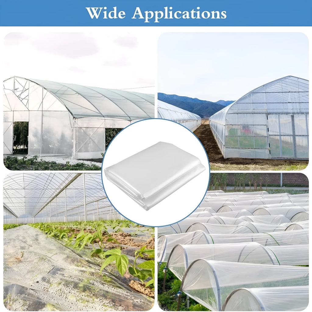 Greenhouse plastic cold film for vegetable shed insulation, 4m wide by 8m long