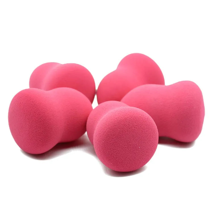 Pink hydrophilic non-latex makeup foundation sponge cosmetic puff 4x4x5.6 cm