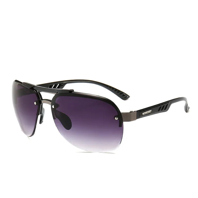 Cycling fishing sunglasses with PC frame and lenses, UV protection, in four colours including Double brown and Gray.