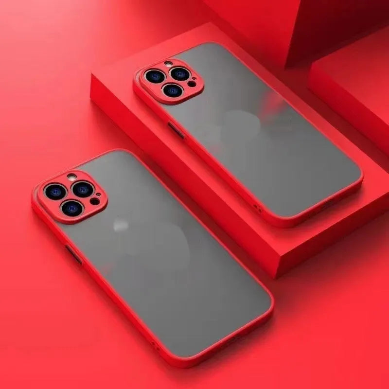 Frosted magnetic iPhone case in Dark Moon Green colour, showing textured back and compatible with iPhone 15 Pro.