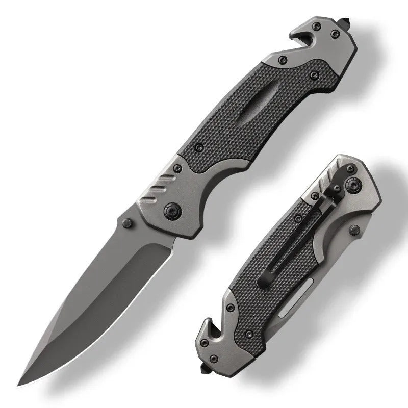 Alloy folding knife with 115mm handle, available in 225mm and 226mm lengths