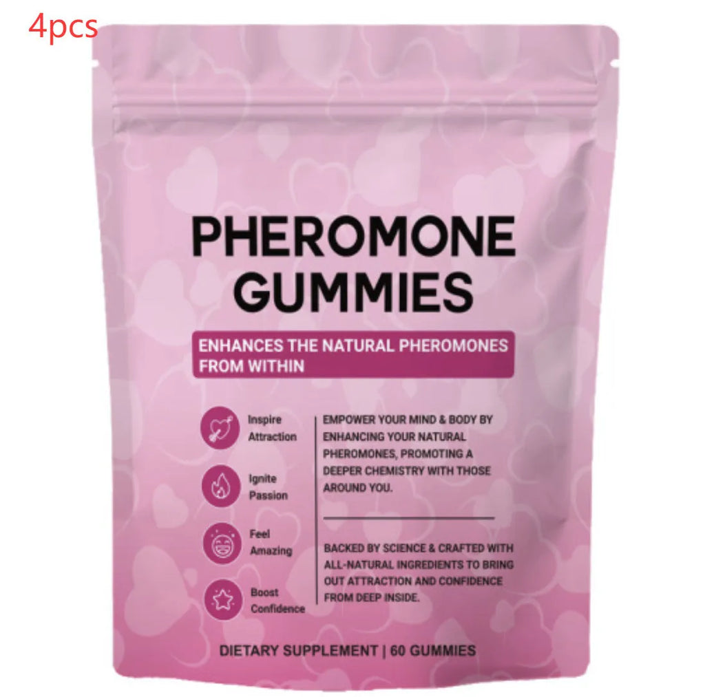 Pack of 60 edible pheromone gummies for household mosquito and fruit fly control