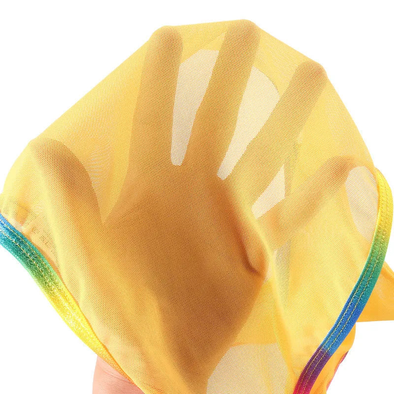 Women's solid colour mesh briefs in quick-drying nylon fabric, shown in multiple colour options.