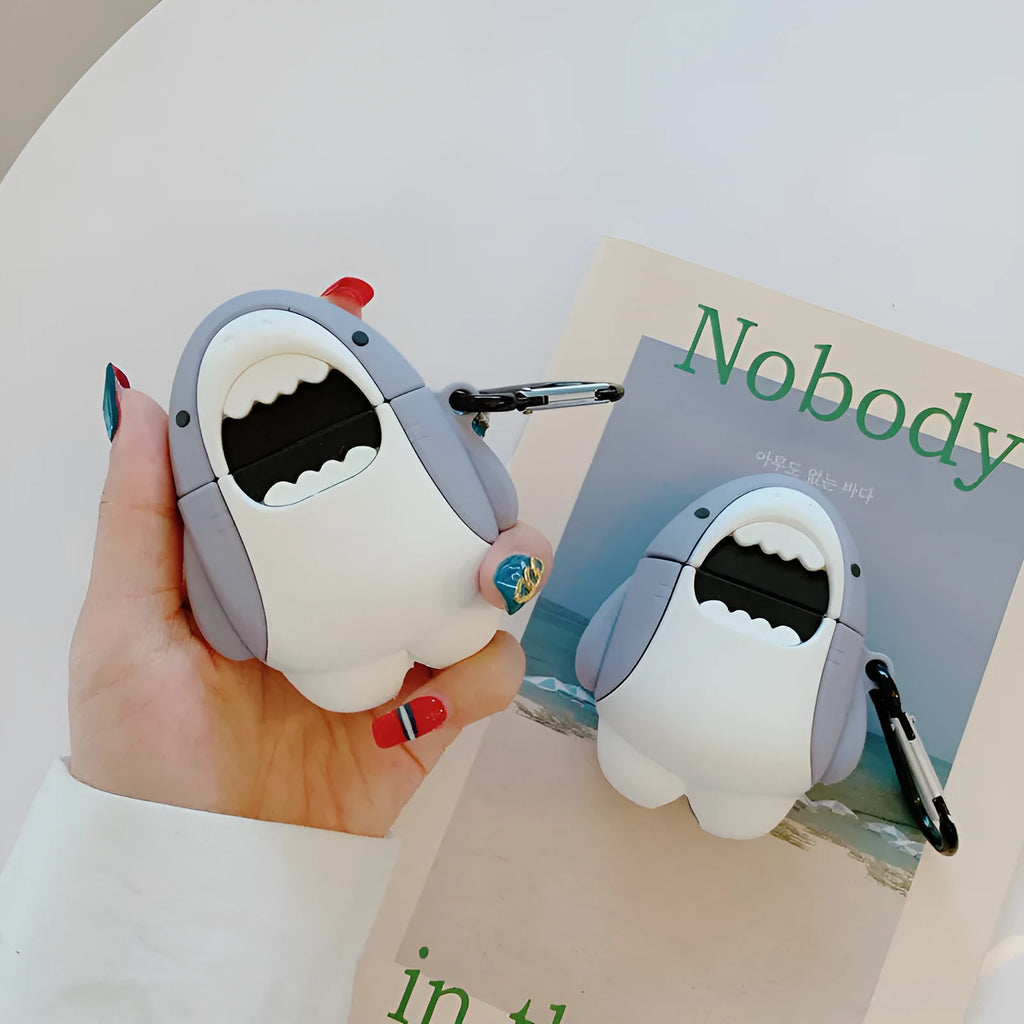 Silicone protective cover for Apple AirPods 1 and 2 wireless earphone charging case