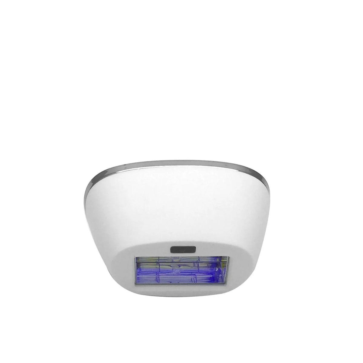 Home IPL laser hair removal instrument in gold or white with blue or black screen, 280g ABS body, AC power, CE certified.