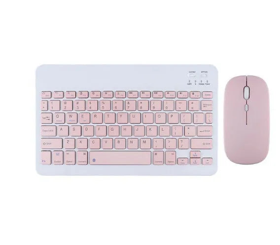 Girls Bluetooth tablet keyboard in colourful ABS design with wireless connectivity for office and home use.