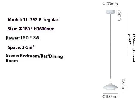 Adjustable Nordic style bedside pendant light in obsidian black finish with three colour temperature settings