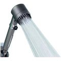 Strong Boost portable shower head with three function settings - spray, massage and rain
