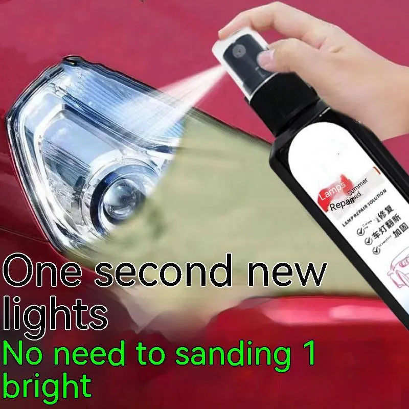 100 ml bottle of car headlight renovation repairing liquid for plastic lens restoration