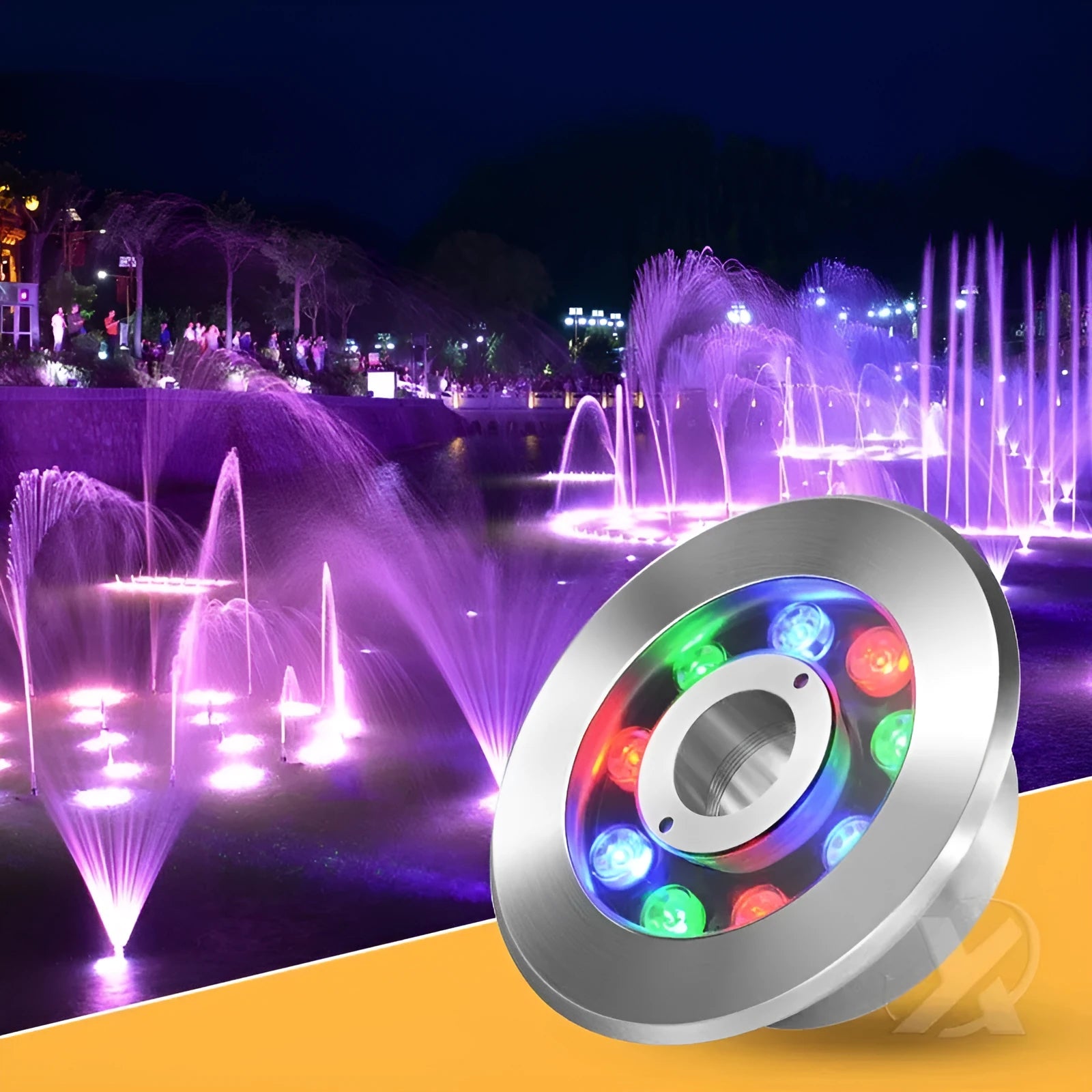 Aluminium alloy underwater garden lamp for outdoor landscape lighting