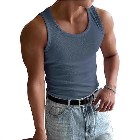 Men's tight fit round neck workout T-shirt in polyester with wool lining, shown in multiple colours.