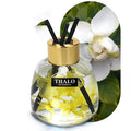 Glass car perfume ornament bottle for loose incense in various colours.