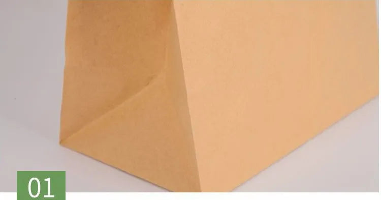 Yellow kraft paper aluminium foil thickened snack packaging bag with customisable capacity sizes