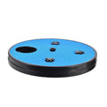 Square rotating dog nail file board with food compartments and suction cup base